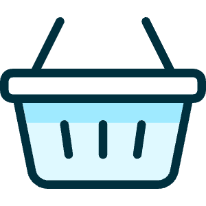 Shopping Basket 3 Icon from Ultimate Duotone - Free Set