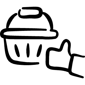 Shopping Basket Like Icon from Freehand Line - Free Set