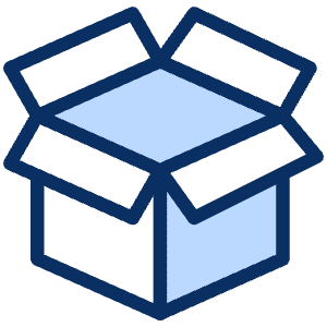 Delivery Package Open Icon from Cyber Duotone - Free Set