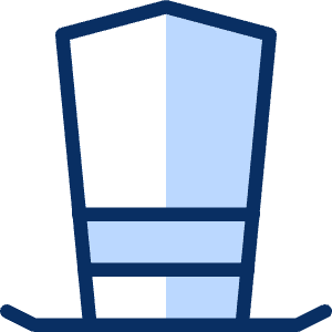 Hat Tall Icon from Cyber Duotone - Free Set