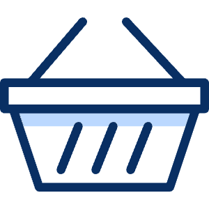 Shopping Basket 3 Icon from Cyber Duotone - Free Set