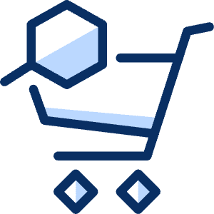 Shopping Cart Search Icon from Cyber Duotone - Free Set