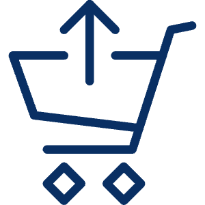 Shopping Cart Upload 2 Icon from Cyber Line - Free Set