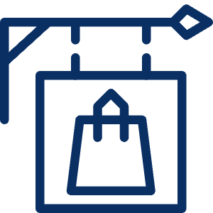 Sign Shopping Bag Icon from Cyber Line - Free Set