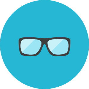 Eyeglasses Icon from Kameleon Colors - Free Set