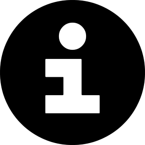 Help Information Icon from Block – Free Set