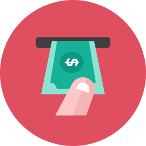 Money Atm Icon from Kameleon Colors - Free Set