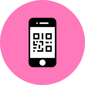 Smartphone Qrcode Icon from Kameleon Pop - Free Set