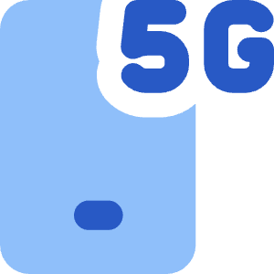 5g Smarthphone Icon from Core Flat Set
