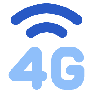 Cellular Network 4g Icon from Core Flat Set