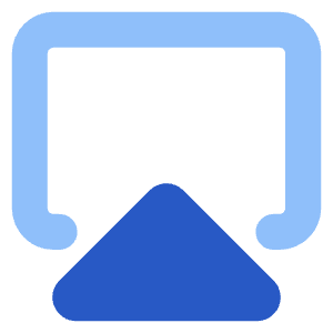 Screen Sharing Icon from Core Flat Set