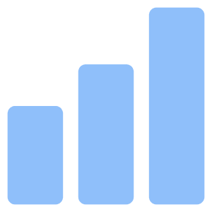 Signal Full Icon from Core Flat Set