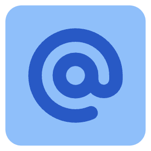 Mention Account Username Email Address Icon from Core Flat Set