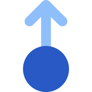 Arrows Swipe Up Alt Icon from Core Flat Set