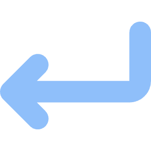 Line Arrow Bend Down Left Icon from Core Flat Set