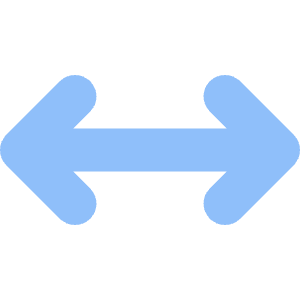 Line Arrow Horizontal Icon from Core Flat Set
