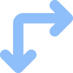 Line Arrow Top Left Corner Icon from Core Flat Set