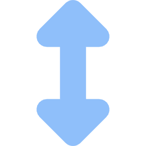 Arrow Vertical Icon from Core Flat Set