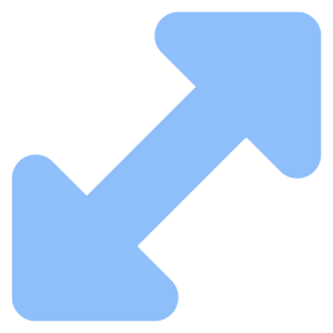 Diagonal Triangle Arrow 1 Icon from Core Flat Set