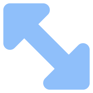 Diagonal Triangle Arrow 2 Icon from Core Flat Set