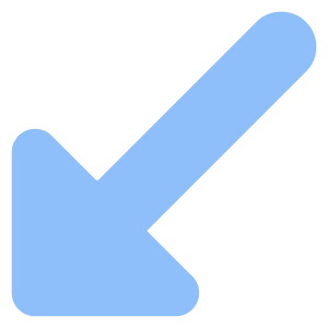 Diagonal Triangle Arrow Bottom Left Icon from Core Flat Set