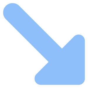Diagonal Triangle Arrow Bottom Right Icon from Core Flat Set