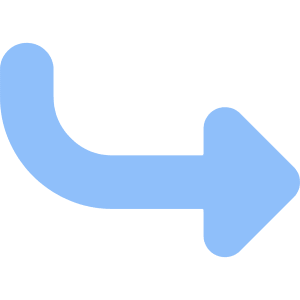 Triangle Arrow Curve Down Right Icon from Core Flat Set