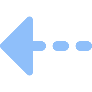 Triangle Arrow Dashed Left Icon from Core Flat Set