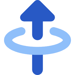 Triangle Arrow Elipse Up Icon from Core Flat Set