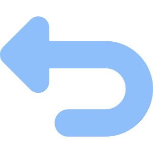 Triangle Arrow Turn Backward Icon from Core Flat Set