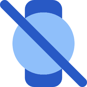 Watch Circle Disable Icon from Core Flat Set