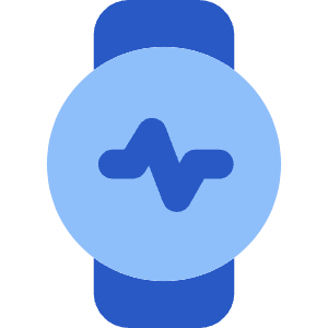 Watch Circle Heartbeat Monitor 2 Icon from Core Flat Set