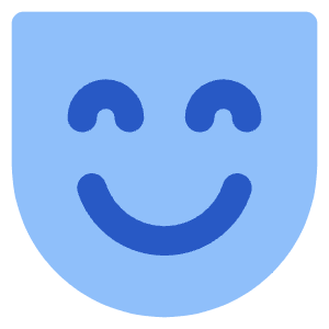 Happy Mask Icon from Core Flat Set