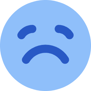 Smiley Crying 1 Icon from Core Flat Set