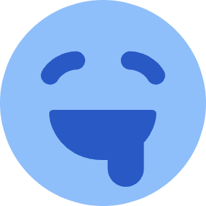 Smiley Drool Icon from Core Flat Set