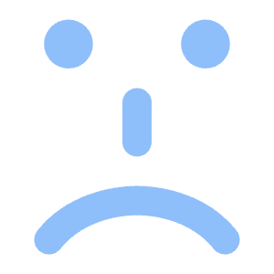 Smiley Emoticon Sad Icon from Core Flat Set