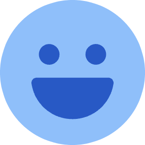 Smiley Happy Icon from Core Flat Set