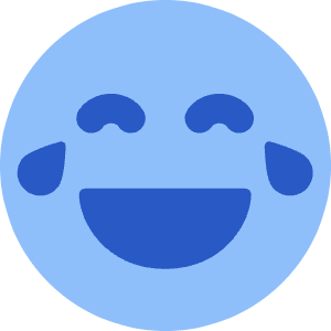 Smiley Laughing 1 Icon from Core Flat Set