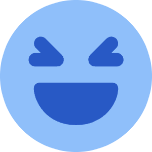 Smiley Laughing 2 Icon from Core Flat Set