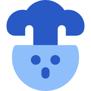 Smiley Mind Blown Icon from Core Flat Set