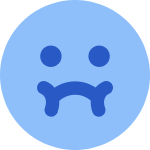 Smiley Nauseas Icon from Core Flat Set