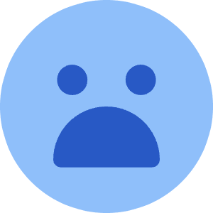 Smiley Sad Icon from Core Flat Set