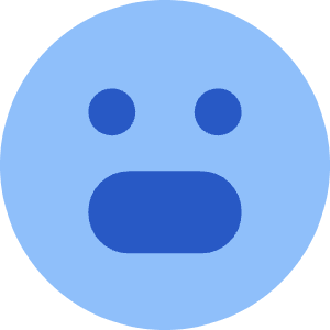 Smiley Scared Icon from Core Flat Set