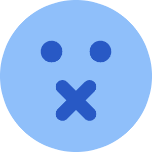 Smiley Silent Icon from Core Flat Set