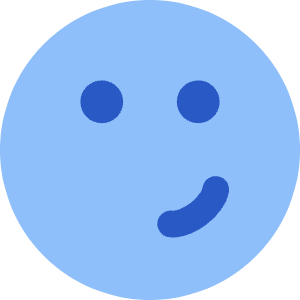 Smiley Smirk Icon from Core Flat Set