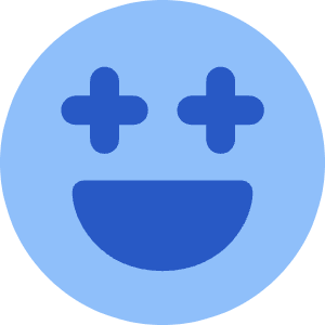 Smiley Sparks Icon from Core Flat Set