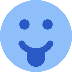 Smiley Tongue Out Icon from Core Flat Set