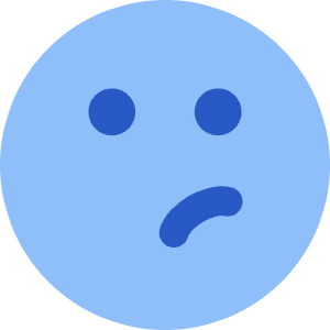 Smiley Unhappy Icon from Core Flat Set