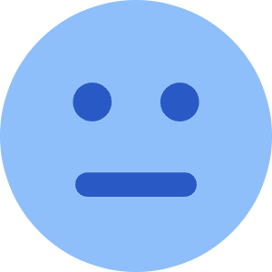 Straight Face Icon from Core Flat Set