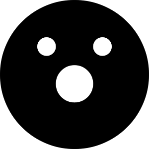 Surprised Icon from Block – Free Set